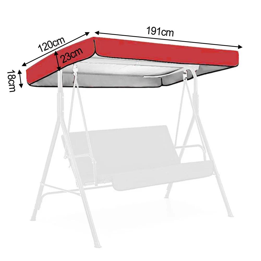 All Weather Patio Swing Canopy Cover Protects Swing from Dust and Moisture Perfect for Gardens and For Terraces