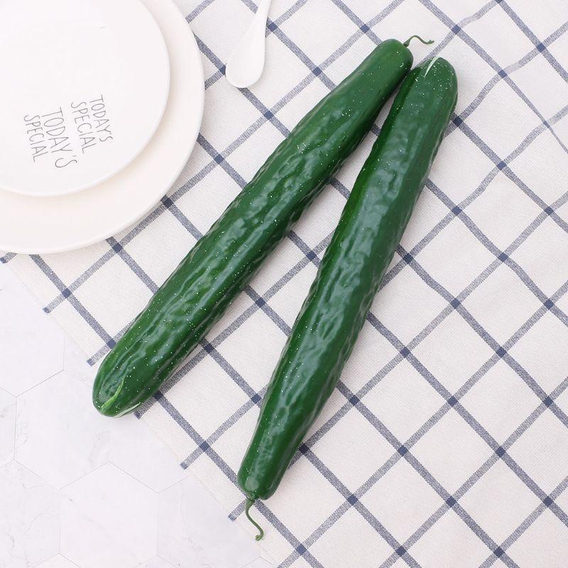 Artificial Cucumber Simulation Fake Vegetable Photo Props Home Kitchen