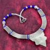 Lapis Lazuli Necklace Handmade Nepali Jewelry, 925 Solid Sterling Silver Necklace Designer Gemstone Jewelry Necklace Gift For Mom