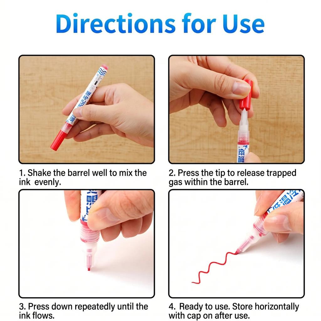 Multipurpose Cold Environment Marker Freezer Marker Pen Ideal For Clear Legible Writing On Various Packaging Materials