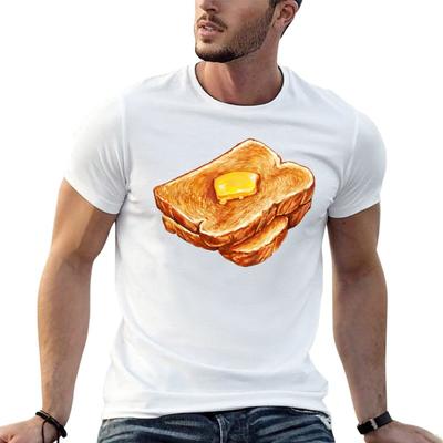 Butter Toast T-Shirt Casual Holiday Short Sleeve Tee