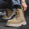 New men's Martin boots autumn and winter casual trend versatile tooling boots big head heightening couple boots 81589-J