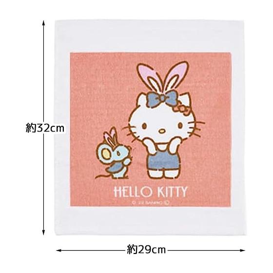 Skater Hello Kitty Sanrio Oshibori Towel Set (3 Pieces) OAC1T-A, 100% Cotton, Perfect for Mealtime, Picnics, School Events, and Everyday Use