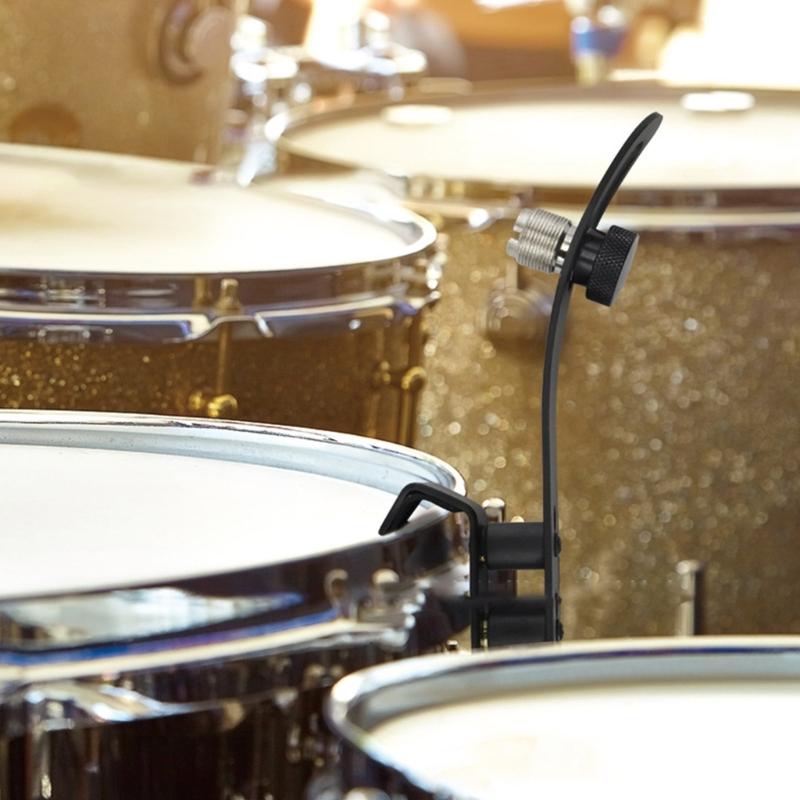 Adjustable Drum Microphone Holder, Universal Microphone Clamp, Drum Mic Holder