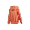 Adidas Originals X Fiorucci Collaboration Half-Zip Hooded Windbreaker Jacket Women Jackets Coral-Pink FL4137