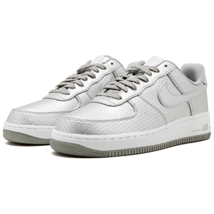 Nike Air Force 1 Low '07 LV8 Metallic Silver Perforated 718152-013
