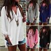 Stylish Women Vneck Short Sleeve Tshirt With Casual Irregular Hem Loose Fit Blouse
