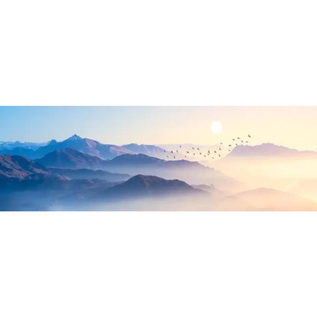 Landscape Canvas Painting, Lake Forest Mountain Scenery Painting Wall Art Decor Posters For Living Room Bedroom Prints Picture