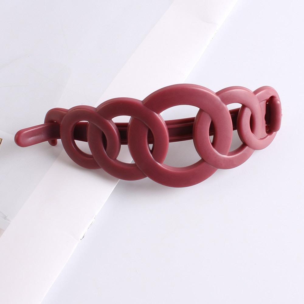Fashion Hair Clip for Women, Back of Head Banana Clip, Vertical Clip, High-end Twist Clip, Elegant Ponytail Clip