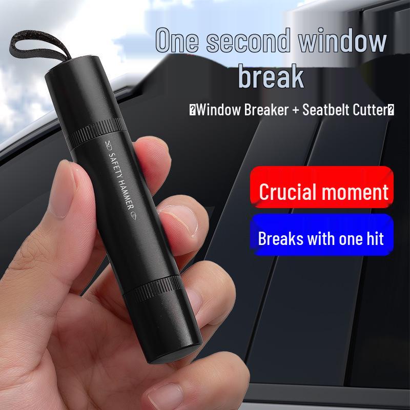 Car Safety Hammer: Multifunctional Window Breaker & Seatbelt Cutter for Emergency Escape