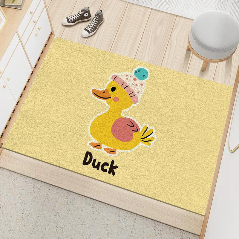 Eingangstür Cartoon Seide Bodenmatte Haushalt Eingangstür Tür Schmutzmatte Outdoor Schmutzabweisend Staubentfernung Kann Maßgeschneidert Werden Teppich