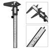 Professional Caliper Vernier Caliper Metal Rule with Clear Scale 0-5inch/120mm for Precisions Measurements Outside
