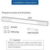 Wall Mount Sound Bar Mounts Metal Audio Wall Shelf Sound Bar Shelf for LG Speaker Accessories