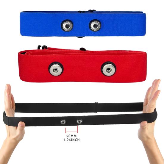Náhradní hrudní pás snímače srdečního tepu Nastavitelný nylonový hrudní pás pro fitness tracker pro venkovní aktivity