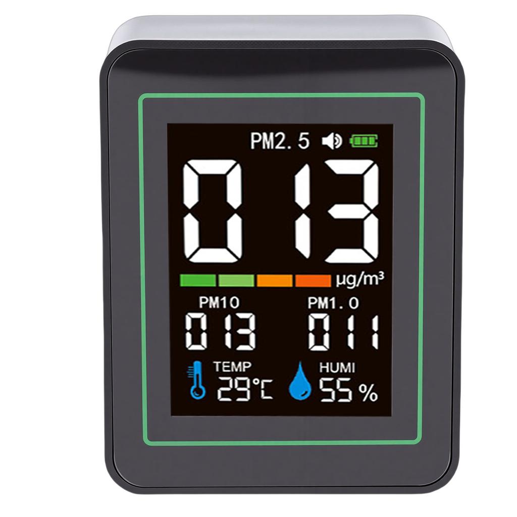 5 in 1   Quality Detector Real Time Monitoring PM2.5 PM10 PM1.0 Temperature Humidity Tester for   Industrial Laboratory