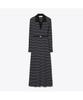 Tolibeochi Cotton Knit Polo Dress - Navy Classic Shirting Stripe S