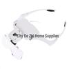 Eyeglass-Style LED Reading Magnifier with Multi-Lens Replacement (Model 9892B2)