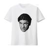 Vintage Black White Funny Classic Comedy Actor Portrait Print Casual T Shirt Vintage Washed Graphic Stretched Streetwear