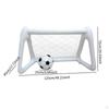 Kids Soccer Goal Game Toy Set Football Training Inflatable Net Mini and