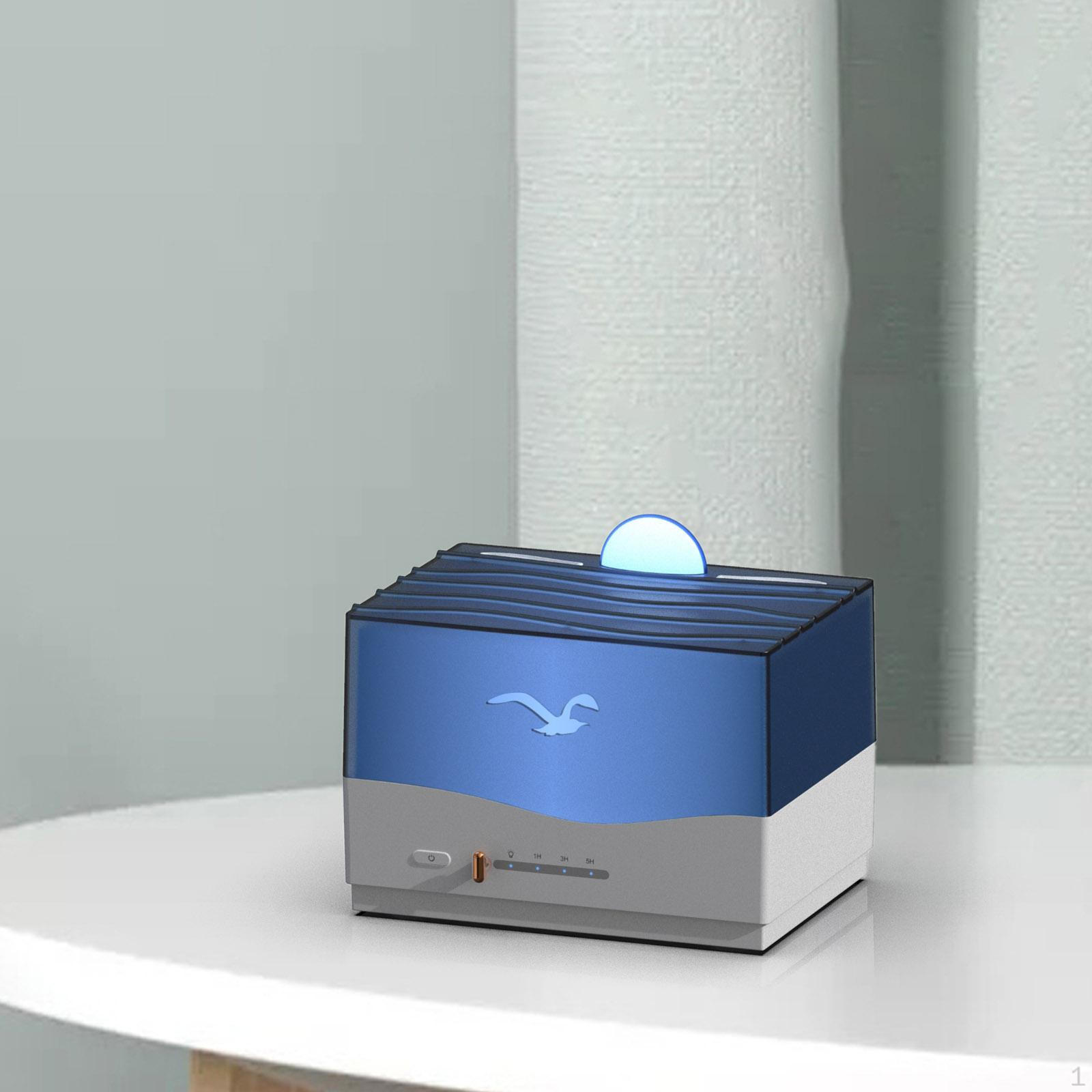 

Essential Oil Diffuser And Air Humidifier Set with Night Light білий