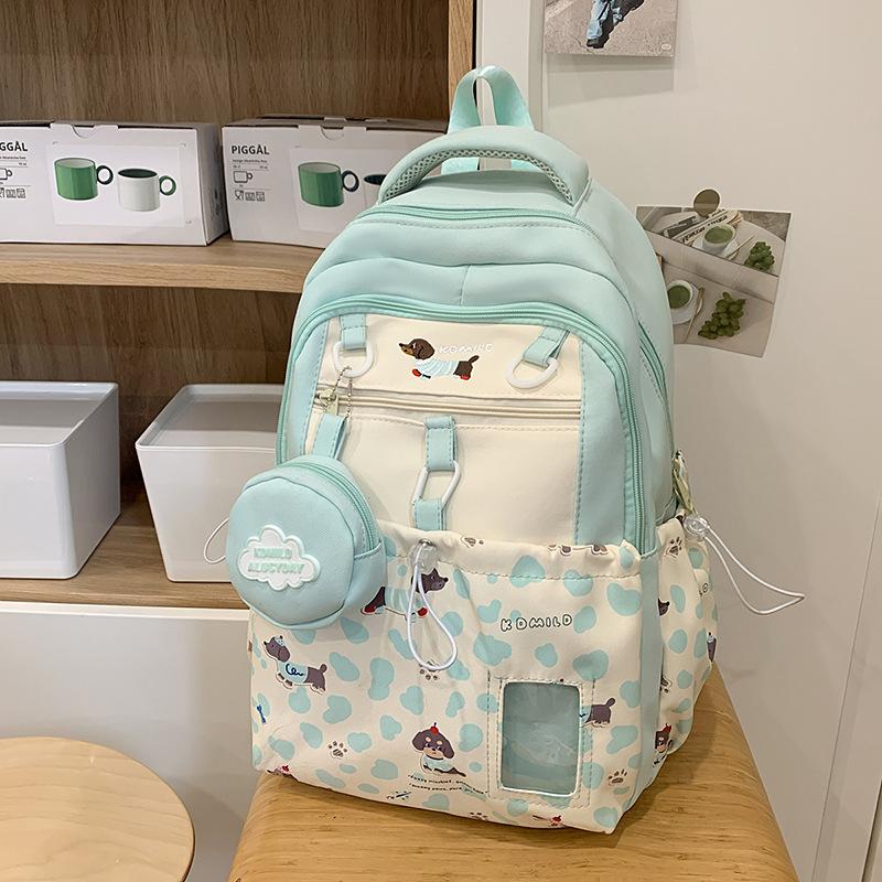 Japanese Ins Cute Girl Joker High Capacity Junior and Senior High School Students' Schoolbags Leisure Backpacks Tide Backpack.