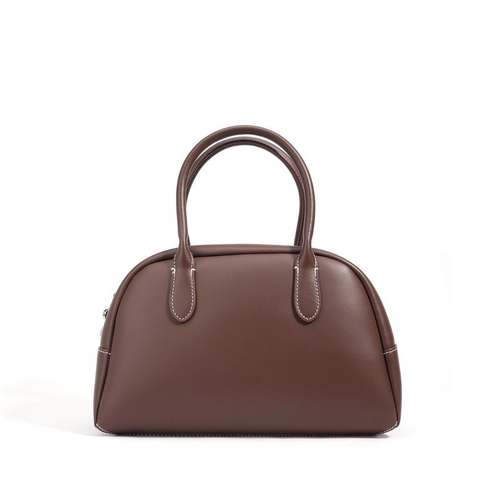 Geantă de umăr Stil de nișă Geantă de mână Piele Femei Textură simplă Navetistă De mână Boston