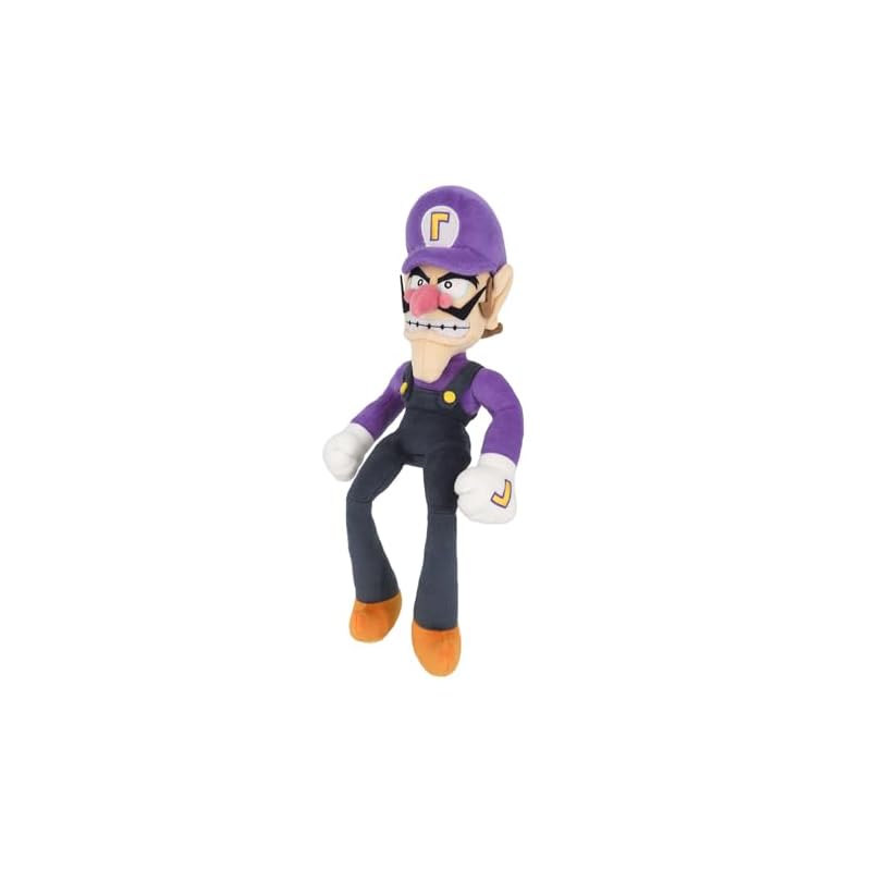 Sanei Boeki Super Mario ALL STAR COLLECTION Waluigi (S) W11 X D9.5 X H31cm Plush Toy AC09