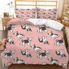 Set Letto Grizzy e i Lemming Ragazzi Ragazze Misura Singola Queen Copripiumino Federa Letto Bambini Adulti Moda Tessile per la Casa