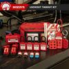 BOZZYS Electrical Lockout Kit Loto Locks Safety Device 27 Pack Suitable to Overhaul of Lockout-tagout Equipment