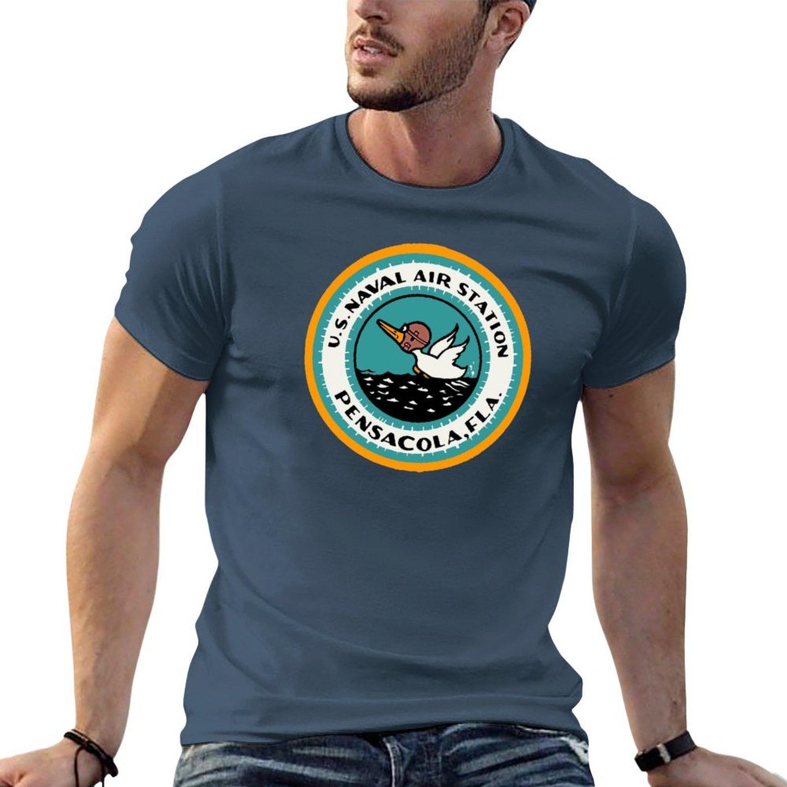 Us Naval Air Station Pensacola Florida Tshirt Work Utility Casual Tee Shirt S
