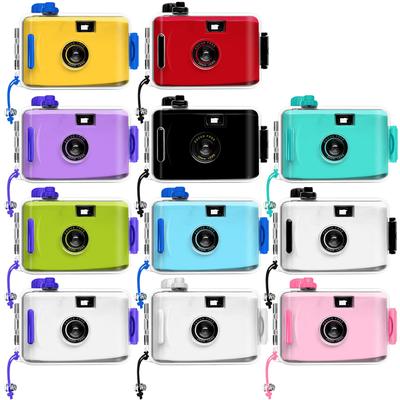 Retro Reusable 35MM Film Camera Waterproof Children Camera Film Camera Reusable/Reloadable 35mm Analog Film Camera for Shooting