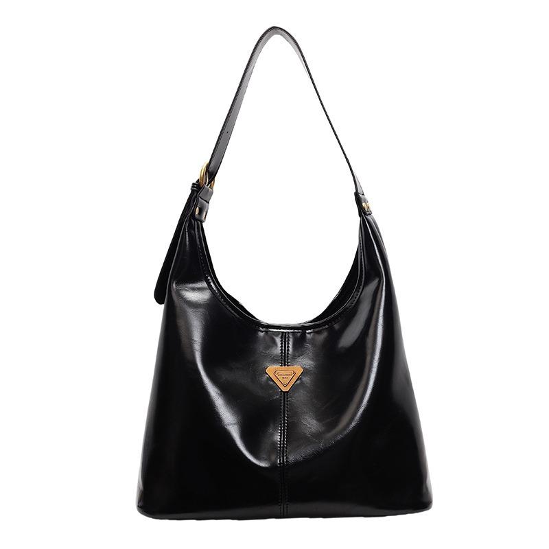 Retro casual large-capacity commuter bag women's new autumn and winter fashion shoulder messenger tote bag