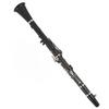Beginner's Clarinet, Made of Durable Wood, Includes Cleaning Cloth, Bb Key Clarinet, Black