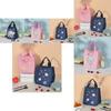 Oxford Cloth Cartoon Lunch Bag With Insulation And Storage Function For Office Workers