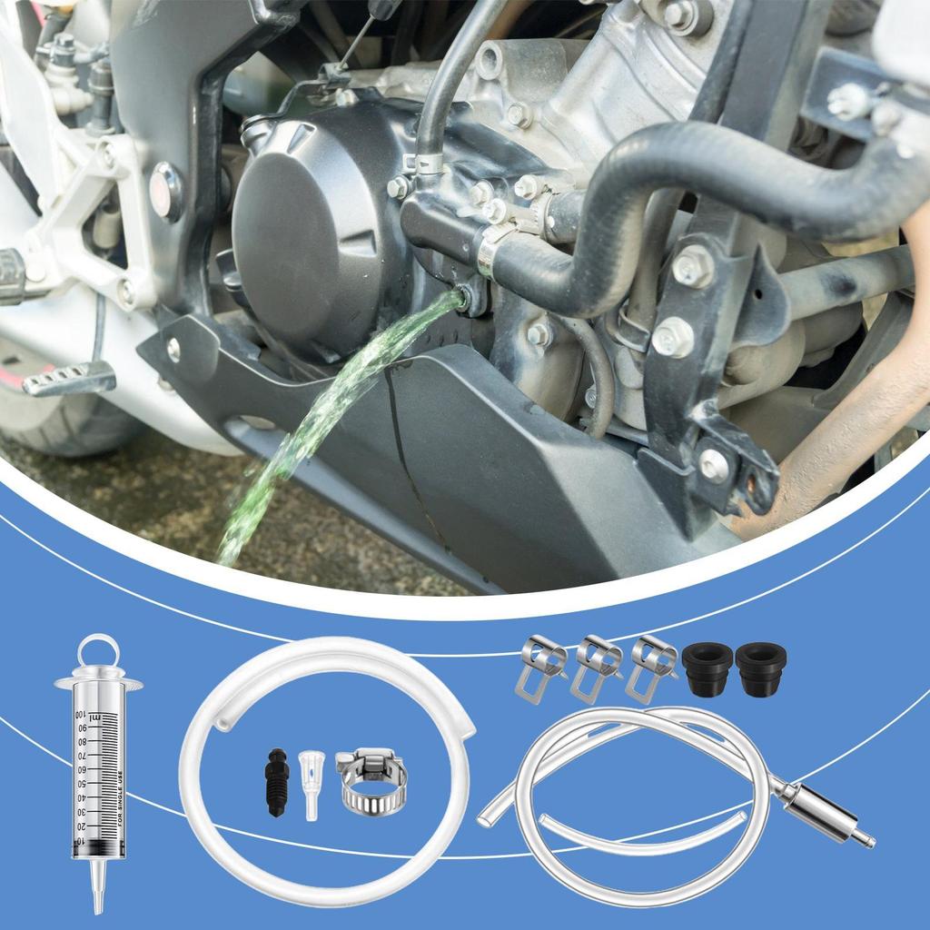 Bremsflüssigkeits-Extraktor Ölabsaugpumpe 12-teiliges Extraktionswerkzeug-Set Zum Luftentlüften Wechseln Kupplungssystem Werkstatt Autoservice