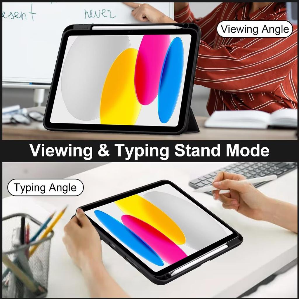 Cover Case for iPad 5 6 9.7 10.2 9th 8th 7th 10 10th Generation Pro 11 12.9 Pencil Holder Funda for iPad Mini 6 5 4 10.9