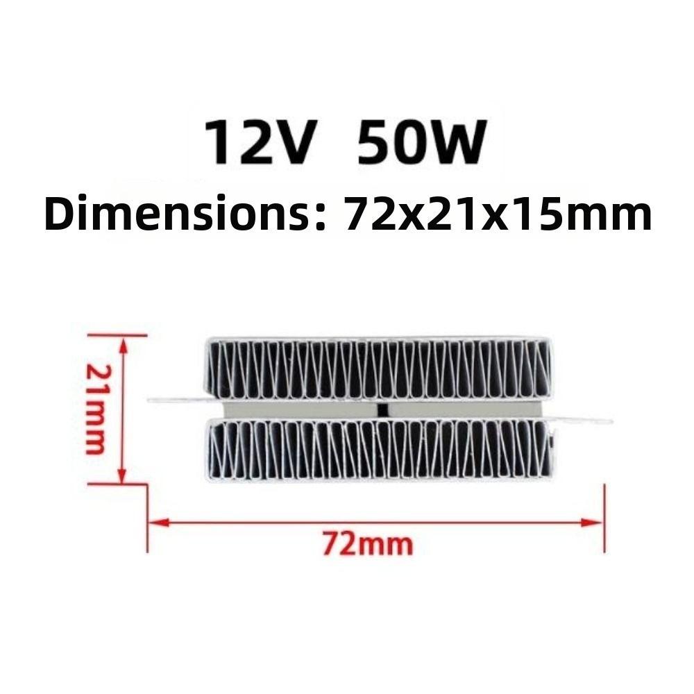 50/100/200W Isolier-Thermostatisch 72 * 21mm PTC Keramik Luftheizer Neuer Elektroheizer