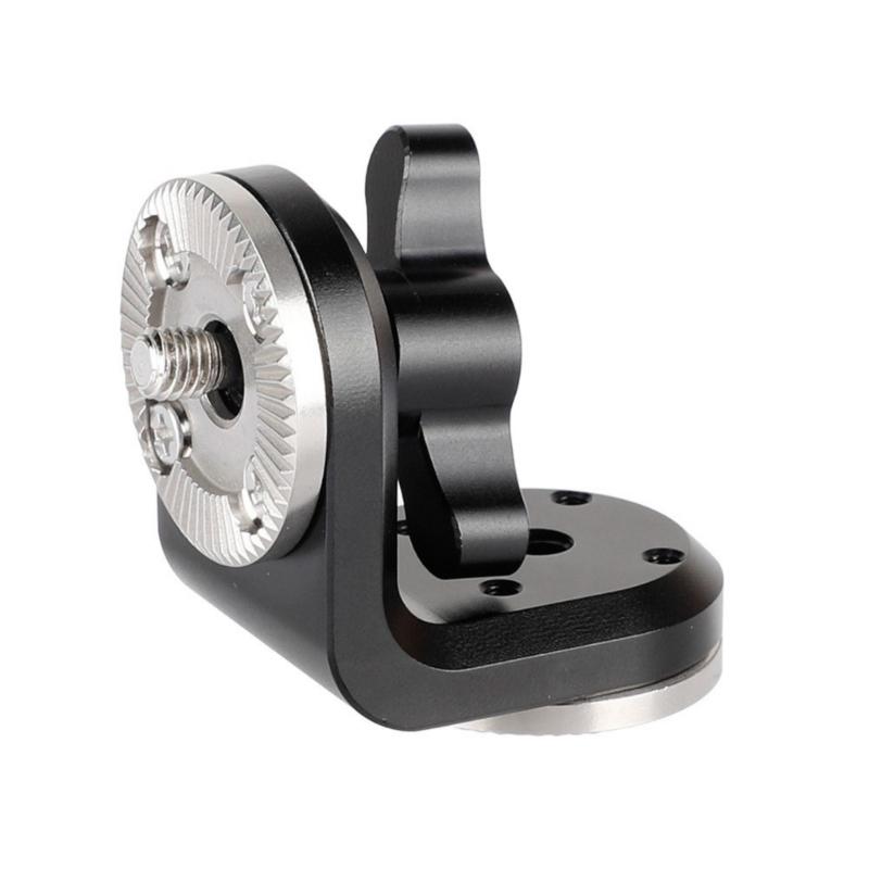 

Double Rosettes Extension Mount Connector With Central M6 Thread Adjustable Thumb Knob For Camera Rig Handle Grip 1