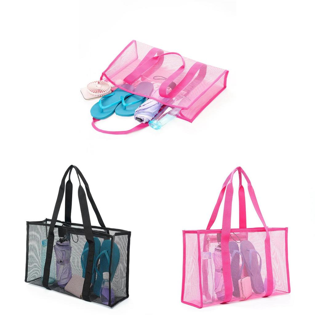 Minimalist Mesh Beach Bag For Swimming And Travel With Large Capacity For Casual Use