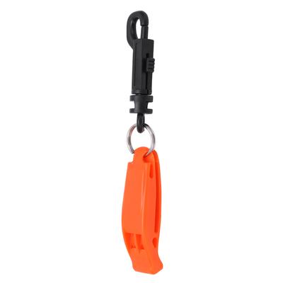 Emergency Whistle Dual Frequency Multifunctional Orange Safety Warning Whistle for Boating Fishing