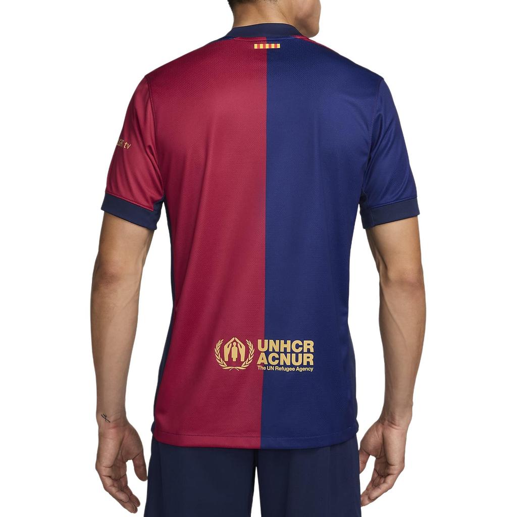 New Nike Fc Barcelona 2024/25 Stadium Home Men's Nike Dri FIT Soccer Replica Jersey FN8797-456