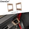 2xRear Door Handle Cup Holder Decor Trim Cover For Ford F150 + Wood Grain