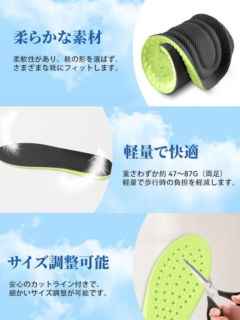 High resilience, standing work insoles, no fatigue, shock absorption, ultra-lightweight,