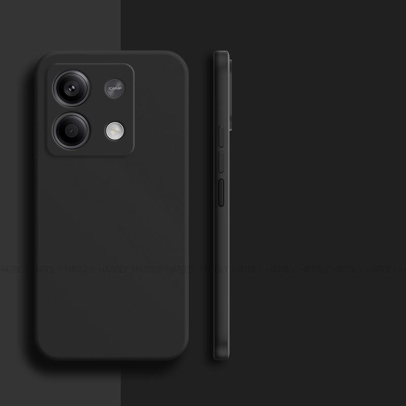 

Для Xiaomi Redmi Note 13 5G чехол роскошный TPU противоударный жидкий силиконовый чехол для телефона Xiaomi Redmi Note 13 Pro Plus Redmi Note 13 Pro 5G чёрный