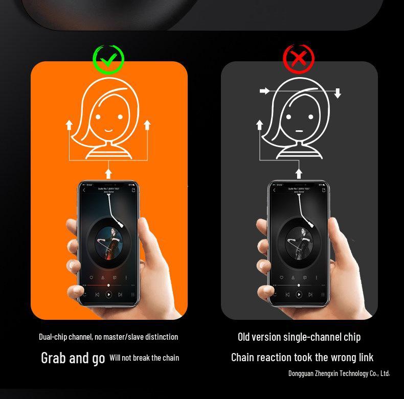 2024 Ultra-Small Noise-Cancelling Wireless Earbuds with Long Battery Life & In-Ear Fit for Sleep & Sports