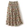 A Summer Artistic and Pastoral Style Fresh and Light Printed Skirt