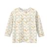 Print Tops For Youth Girls Round Neck 3/4 Sleeves T-Shirts Trendy Tops Outfit Tees