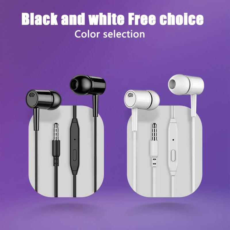 D21 Kabelgebundenes Headset In-Ear Bass Ohrstöpsel Smart Gaming Kopfhörer mit Mikrofon für Mobiltelefon Computer