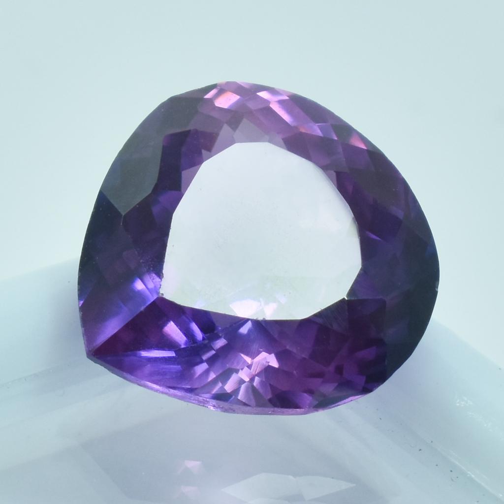Natural Purple Tanzanite Loose Gemstone Pear Shape 7.20 Ct for Jewelry Making and Gem Collections