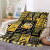 1pc bus driver Blanket, Lightweight Flannel Throw For Sofa, Bed, Travel, Camping, Livingroom, Office, Couch, Chair